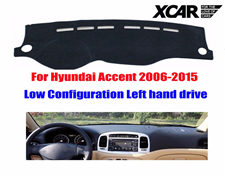 Thảm chống nắng taplo xe ô tô Hyundai Accent 2006-2015 chất liệu nỉ