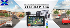 Thiết bị dẫn đường tích hợp camera hành trình VietMap A45